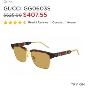 GUCCI Sunglasses Gently Used